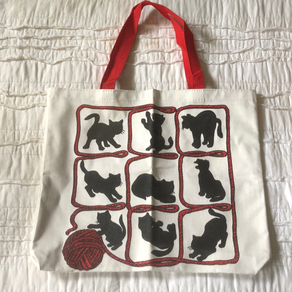 Like New Vintage Cat Tote Bag 🐈
